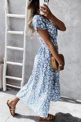 Loved By You – Midikleid mit Gänseblümchenmuster